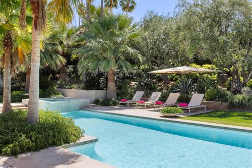 Zen Garden in Palm Springs, USA
