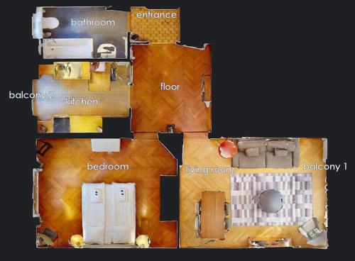Sunny and quiet 1BR flat city center - Parkview 5, Curych (fotografie 8)