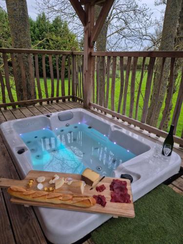 Cabane insolite 2 p Jacuzzi Domaine du Marais 91 Magnolia gîte à louer Maisse