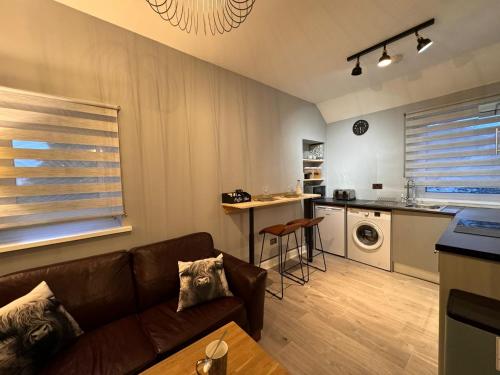 廚房, Peebles High Street Apartment in 皮布爾斯