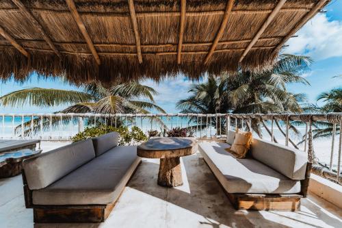 Erkély/terasz, Dune Boutique Hotel located at the party zone in Tulum