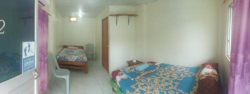 1 double bed