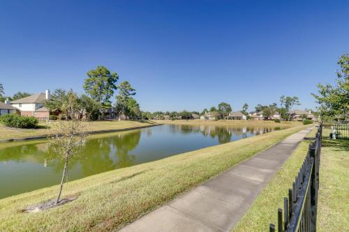 Lake-View Home with Pool Access in Legends Ranch! in Spring, USA