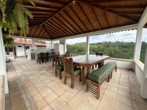 View, Finca Jamaica in Circasia