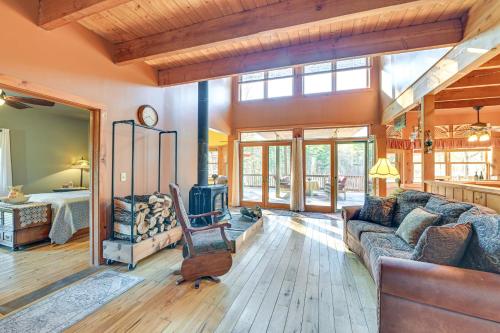 Fire Pits, Deck and Views Catskills Home! in Round Top, USA