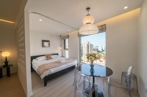 Yi Du Home with Double Views-At West Nanjing Road, Near Metro, Cards OK, Shanghai (foto 7)