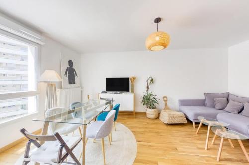 Appartement Levallois-Perret, spacieux et lumineux, balcon et ascenseur - Location saisonnière - Levallois-Perret