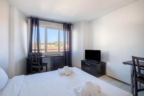 1 double bed