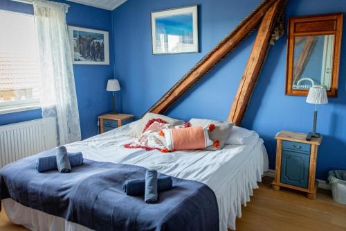 1 double bed