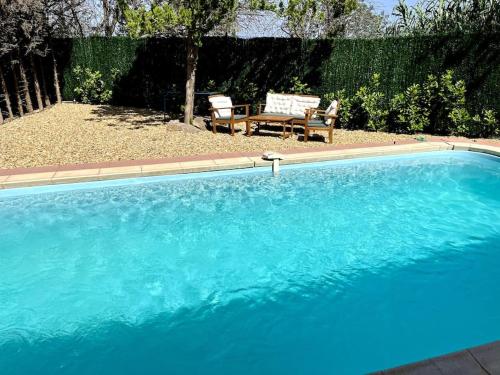 Vrt, Villa Perpignan avec piscine - Route des plages in Clos Banet