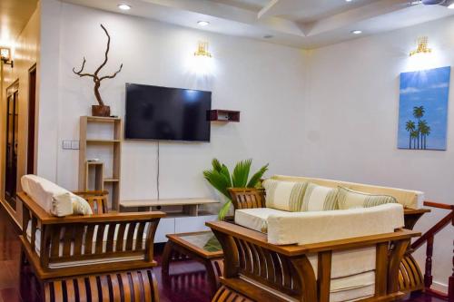 Közös társalgó / TV, Laguna Retreat in Gaafu Dhaalu korallzátony