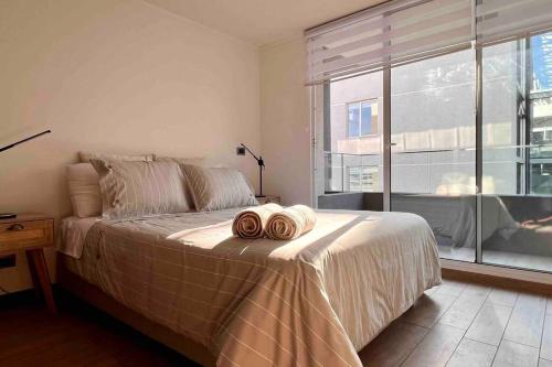 Departamento totalmente equipado en Las Condes con aire acondicionado