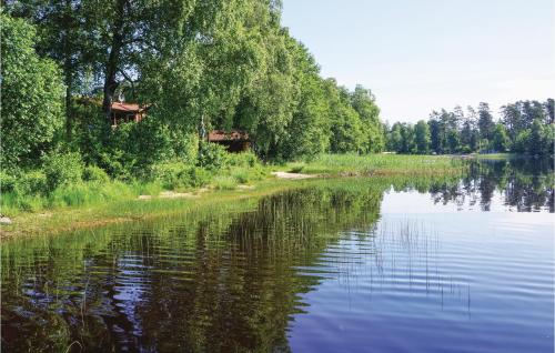 Viesnīcas āriene, 3 Bedroom Lovely Home In Gallstad in Holmared