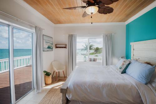 Private Oceanfront, beach, dock and Hottub - The Perky Pelican in Marsh Harbour
