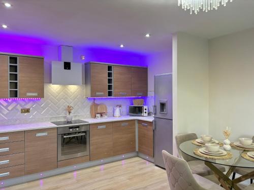 Luxury 2 bedroom Leeds City Apartment with Free parking & Jacuzzi bath, Leeds (Foto 5)