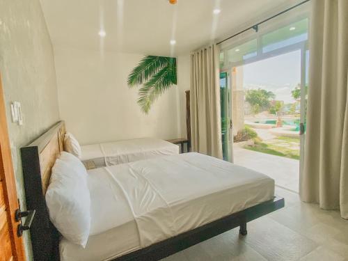 2 double beds