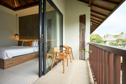 Balcony/terrace, Luna Ola Villa Berawa in Bali