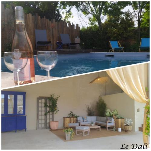 Maison paisible Le Dali gîte à louer Petit Mas en Provence