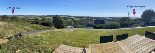 Garden, Maison neuve vue panoramique sur la mer 6 pers a Crozon in Crozon
