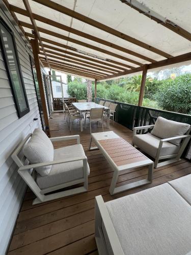 Camping - Argelès-sur-Mer -  - Camping Del Mar 265, Mobile Home Excellence, 3 chambres, 6 personnes, 2 Salles de Bain, bord de mer - Image #4