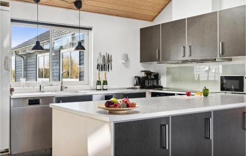 Kitchen, Awesome Home In Idestrup With Sauna in Idestrup