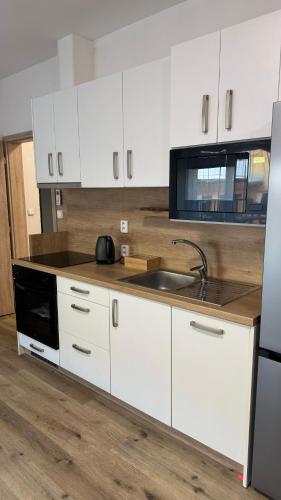 ห้องครัว, Apartment Urban Oasis in ปาฟโลวิชกี