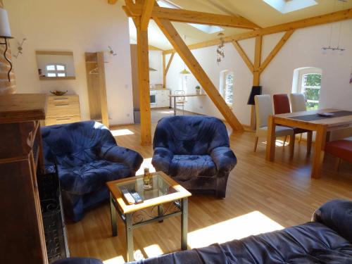 مطبخ, Ferienwohnung Nitschke Zum Nusshof in آهرنزفيلد