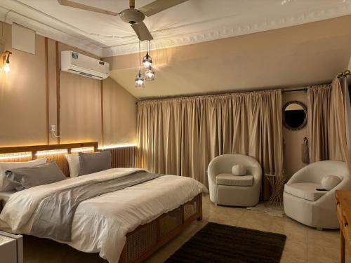 1 double bed