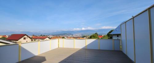 Balkons/terase, v-point apartmán (v-point apartman) in Zavažna Poruba