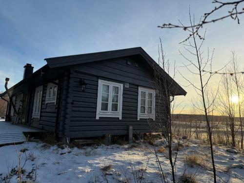A szálláshely kívülről, Cottage Lavkavann Finnmarksvidda in Skoganvarre