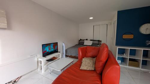 Спільний лаунж/ТБ зона, Studio calme dans un quartier résidentiel - Proche Paris (Studio calme dans un quartier residentiel - Proche Paris) in Карьера-сюр-Сен