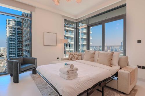 Elegant 2-Bedroom Retreat at Marina Vista 2, Dubaj (zdjęcie 4)