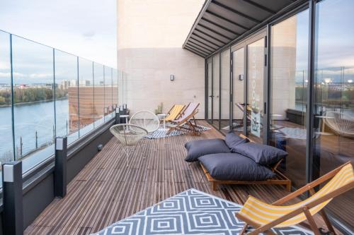 Balcony/terrace, Residence Kley Clichy near Sole Mio