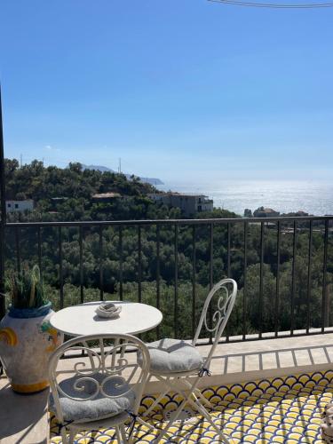 Erkély/terasz, Romantic holiday sea view in Sant'Anna