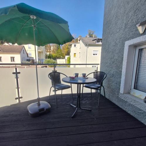 Erkély/terasz, Ferienwohnung Mit Herz in Diez