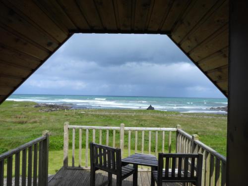 陽台/露台, Hebridean Huts in 路易斯島