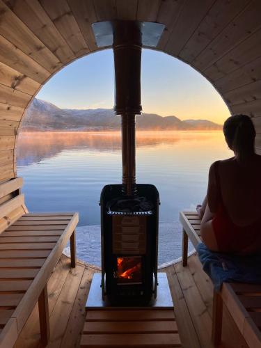 Sauna, Vesteralen Apartment in Straumsjoen