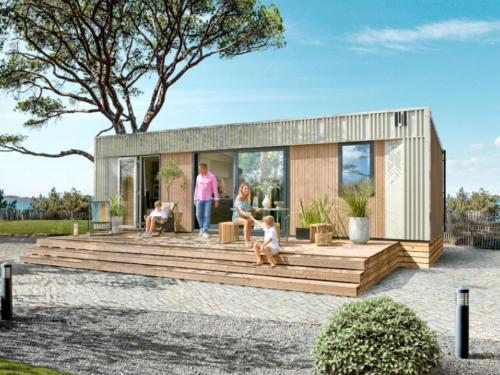 外部景觀, Mobile Homes by KelAir at Camping Domaine des Ormes in 多勒德布列塔尼