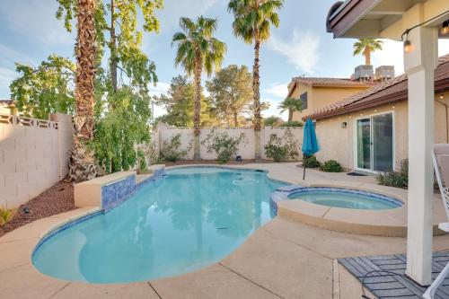 Outdoor Oasis and Game Room Henderson Retreat