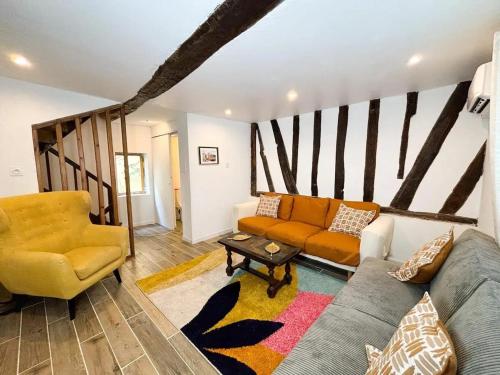 Maison accueillante à Gouffern en Auge, 95 m² gîte à louer Le Pin-au-Haras