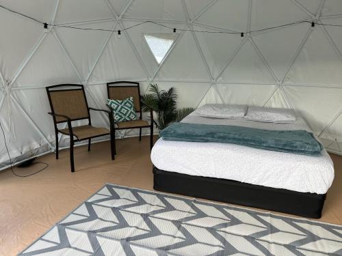 Spacious Dome Tent Glamping Camping Laie North Shore Oahu, Maui