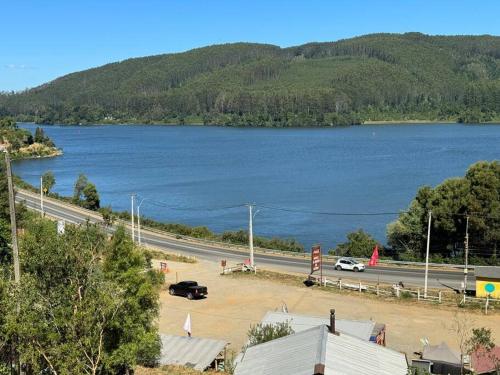 Cabaña con vista al rio