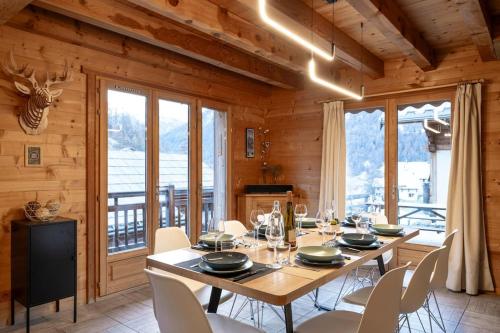 Chalet Veyrier, 900m du pied des pistes de ski in Abrī
