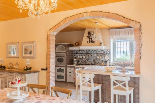 virtuve, Villa Le Cicale - Irpinia in Prata di Principato Ultra