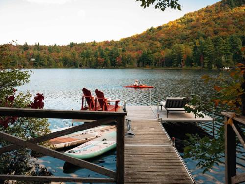 The Owl's Nest - Lakeside peacefulness ski & hiking in Mansonville (QC)