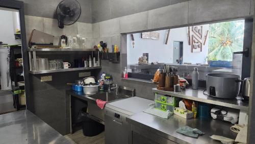 Kitchen, Eagle Bay Retreat Borneo Beach Villas Beach Front in Kudat