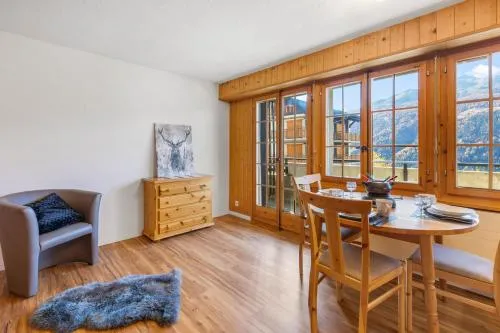Chaleureux studio avec vue époustouflante in Saint-Luc, Schweiz