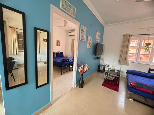 One-Bedroom Apartment room in Family Apartment near Calangute Baga Beach