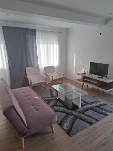 Aufenthaltsraum/TV-Zimmer, Brisa Mar Apartamento in Pedra Badejo