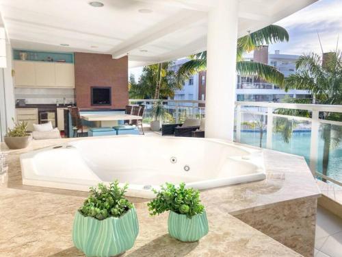 Apê de luxo Marine Home Resort (Ape de luxo Marine Home Resort) in ปอนตา ดาส กานาส